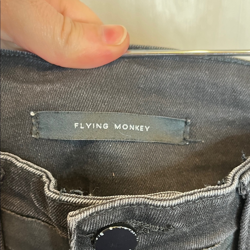 Flying Monkey Ultra High Rise
Denim Black Skinny Jeans Pieced
Waistband 28 - Picture 5 of 9